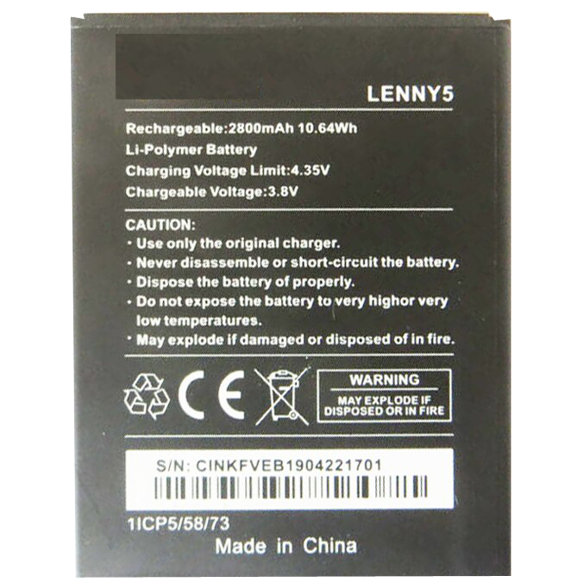Bateria Per a Wiko Lenny 5