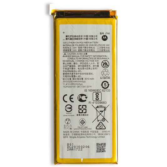 Bateria Para Motorola Moto G6 Plus JT40 3200mAh