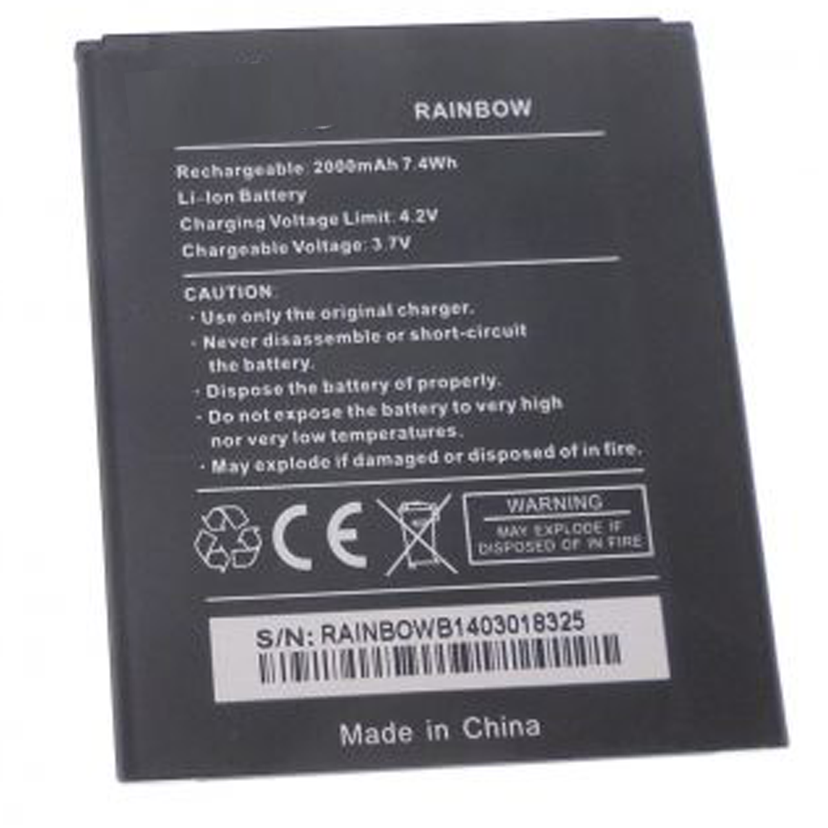 Bateria Per a Wiko Rainbow