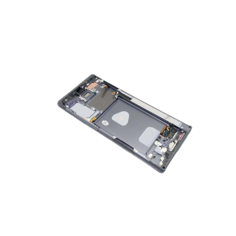 Pantalla Completa Para Samsung Galaxy Note 20 4G (SM-N980) / Note 20 5G (SM-N981) Original Service Pack Con Marco Gris