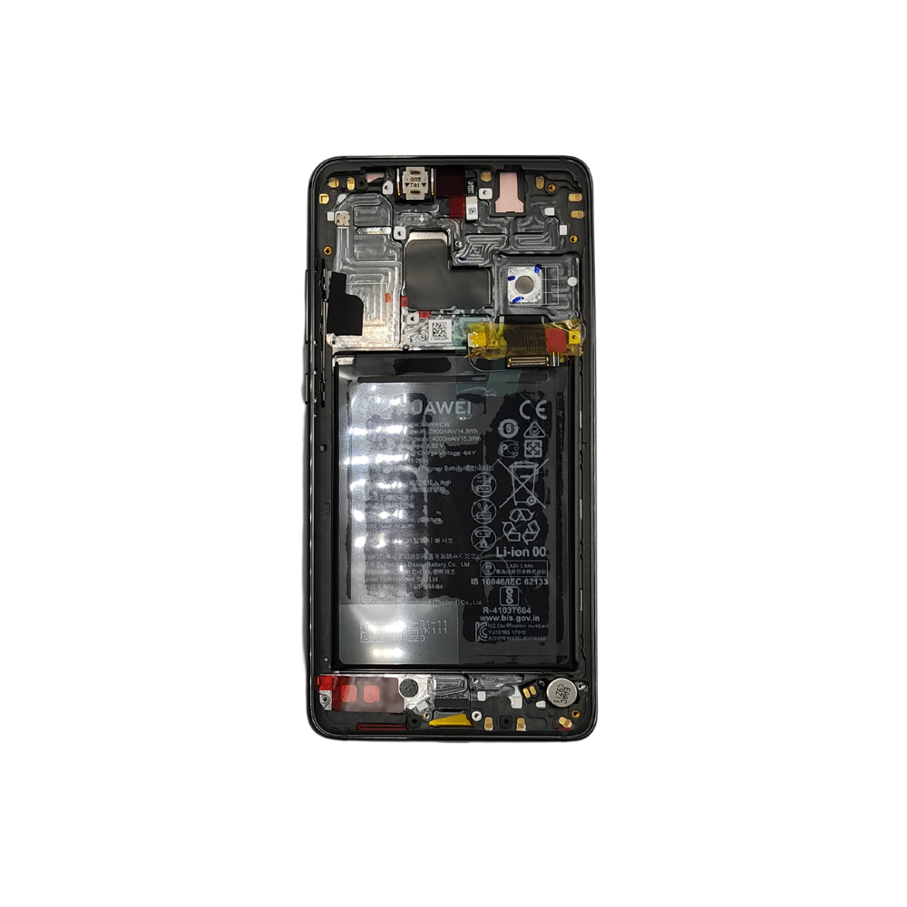 Pantalla Completa Para Huawei Mate 20 Original Service Pack Con Marco Negro Y Batería