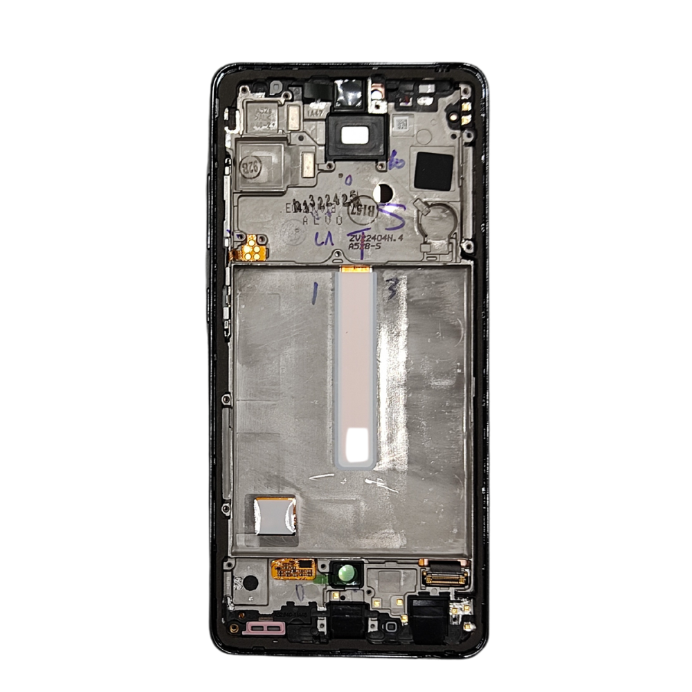Pantalla Completa Para Samsung Galaxy A52S 5G (SM-A528) Original Service Pack Con Marco Negro