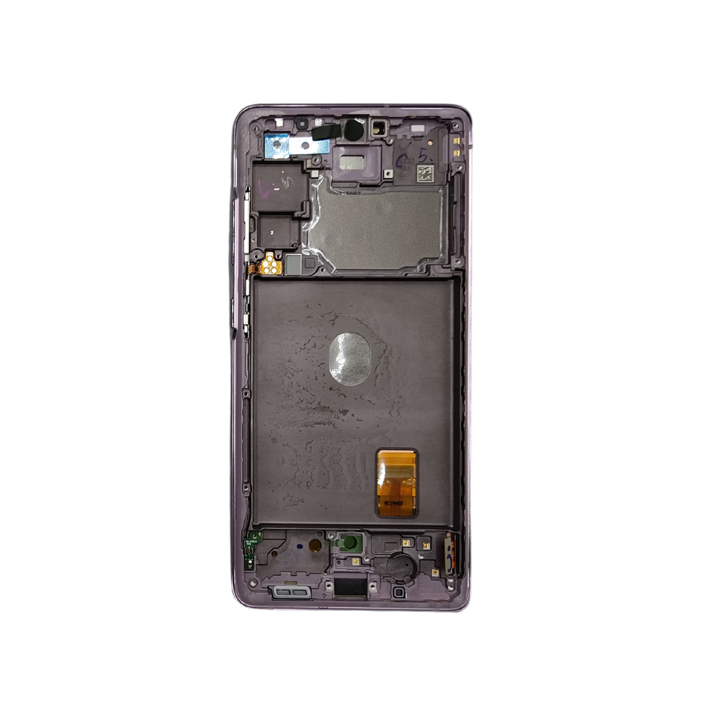 Pantalla Completa Para Samsung Galaxy S20 FE 4G (SM-G780) / S20 FE 5G (SM-G781) Original Service Pack Con Marco Lila