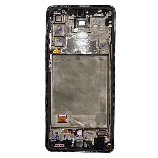 Pantalla Completa Para Samsung Galaxy A72 4G (SM-A725) / A72 5G (SM-A726) Original Service Pack Con Marco Negro