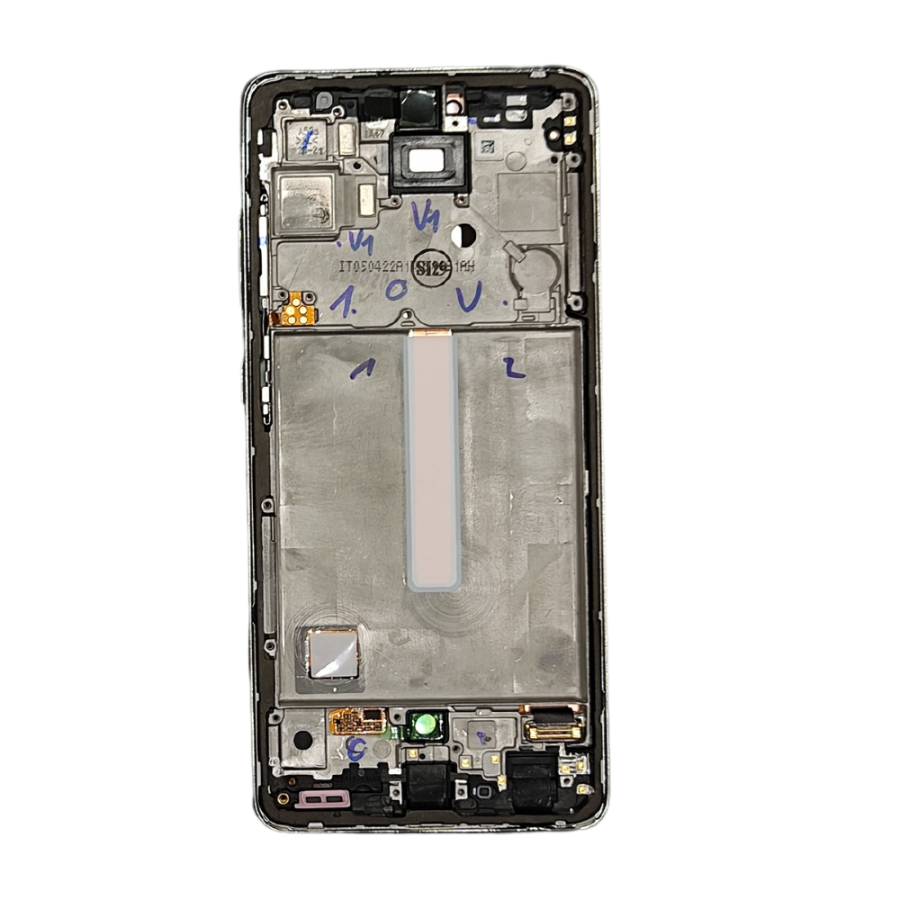 Pantalla Completa Para Samsung Galaxy A52 4G / A52 5G Original Service Pack Con Marco Blanco