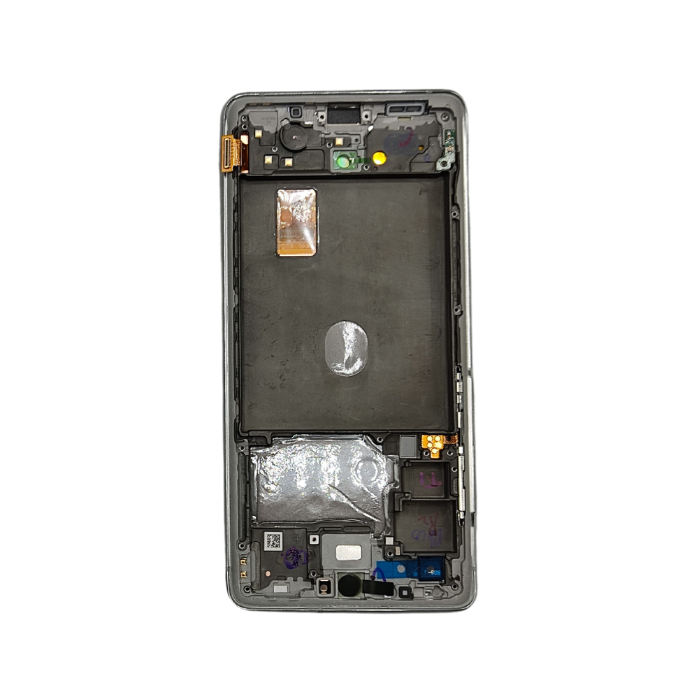 Pantalla Completa Para Samsung Galaxy S20 FE 4G (SM-G780) / S20 FE 5G (SM-G781) Original Service Pack Con Marco Blanco