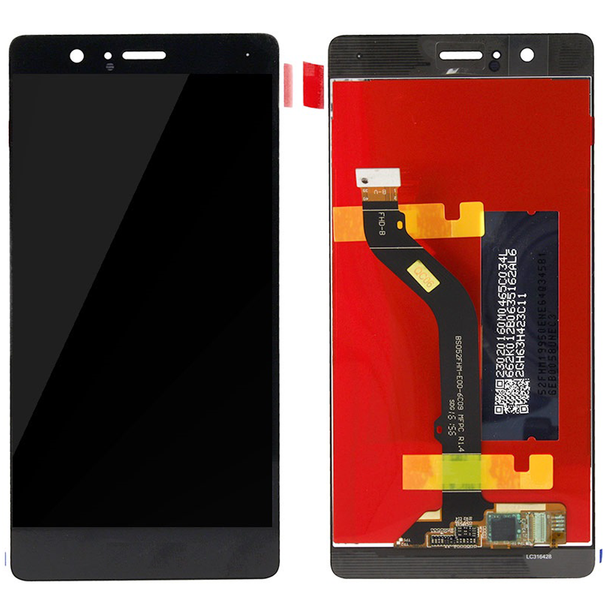 Pantalla Completa Para Huawei P9 Lite Color Negro