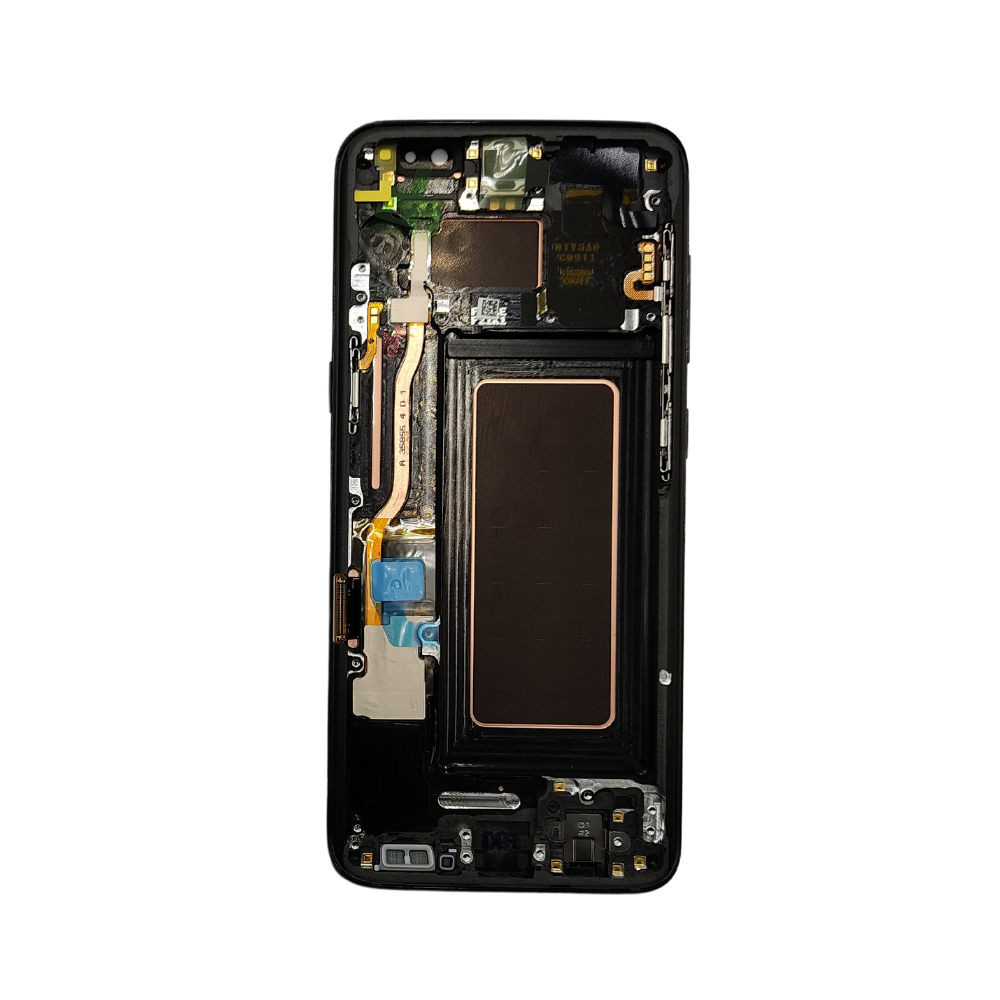 Pantalla Completa Para Samsung Galaxy S8 (SM-G950) Original Service Pack Con Marco Negro