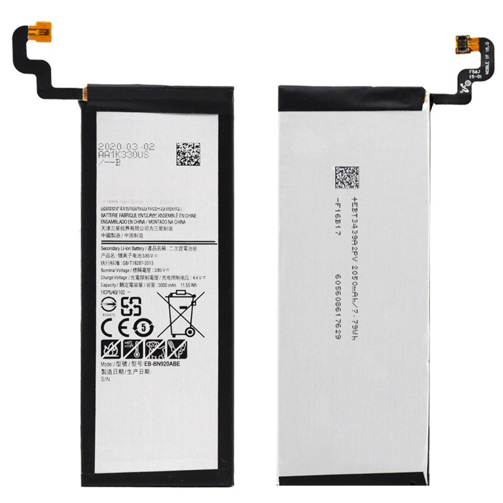 Bateria Para Samsung Galaxy Note 5 SM-N920F EB-BN920ABE 3000 mAh