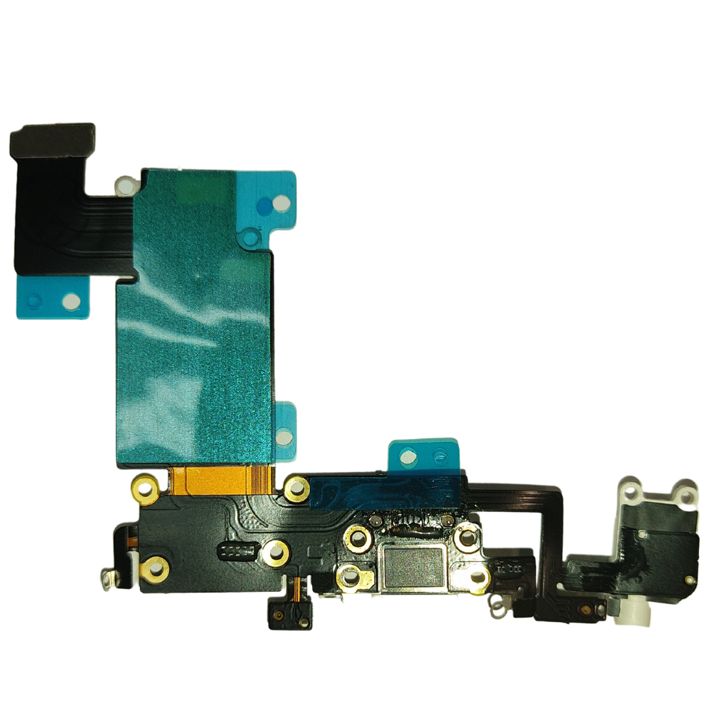 FLEX CONECTOR DE CARGA Y JACK DE AUDIO PARA IPHONE 6S PLUS - BLANCO