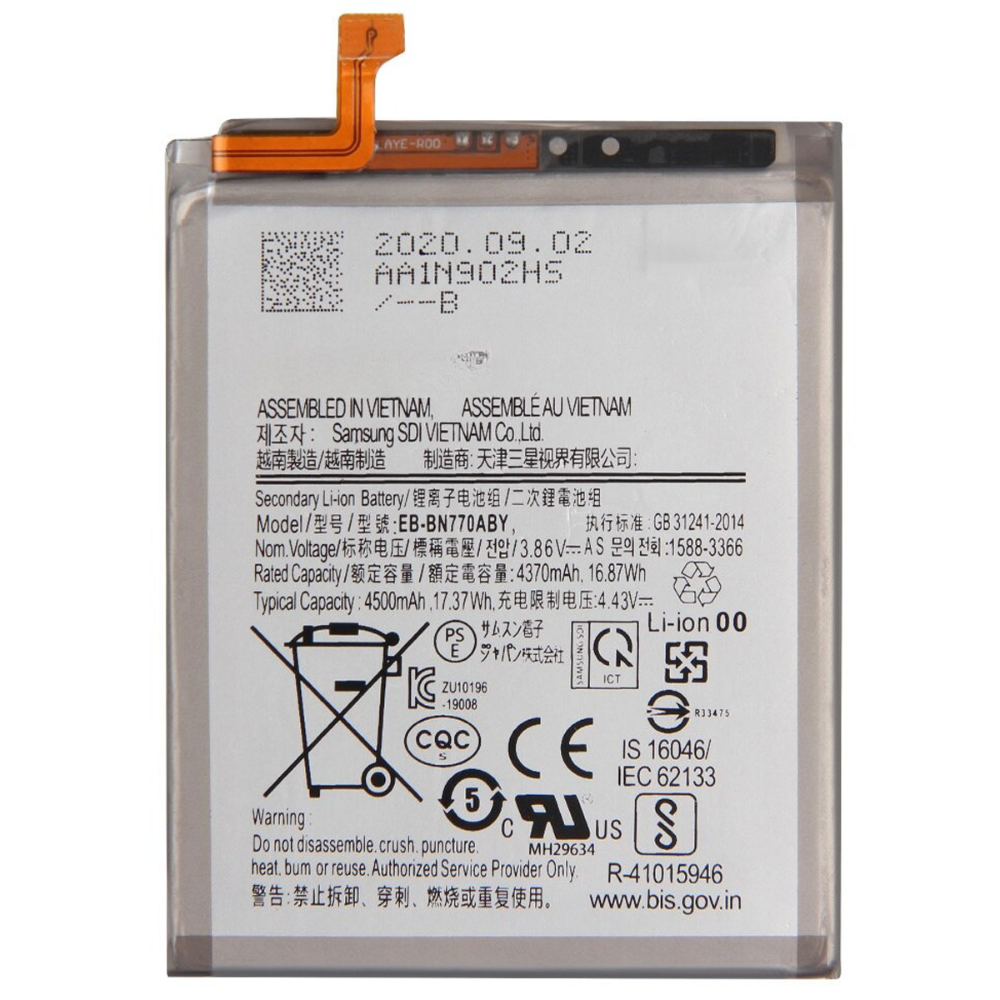 Bateria Para Samsung Galaxy Note 10 Lite N770F 4500 mAh
