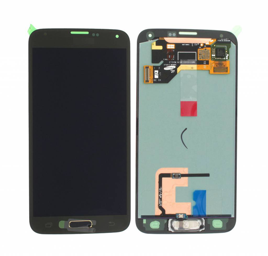 Pantalla Completa Para Samsung Galaxy S5 Mini  (SM-G800) Color Negro - Reacondicionada
