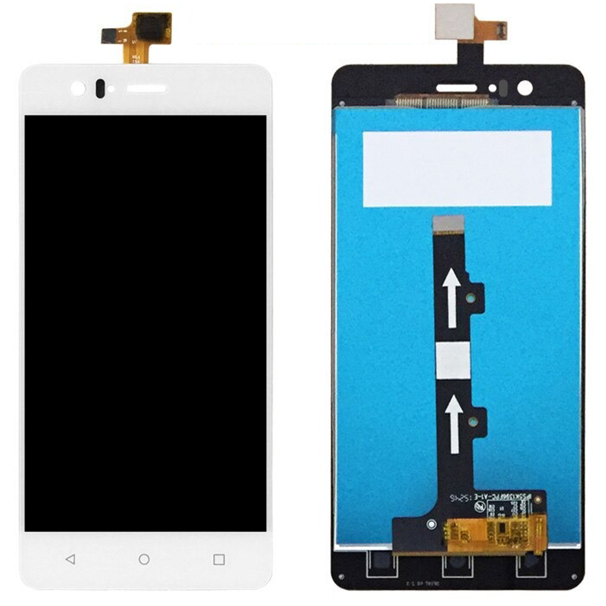 Pantalla Completa Para BQ M5 Color Blanco