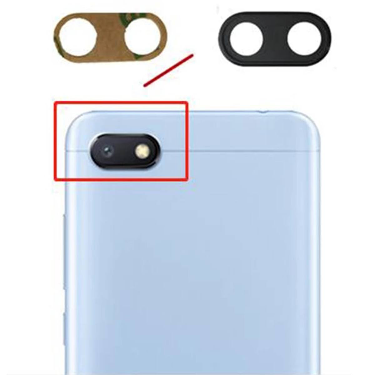 Lente De Camara Trasera Xiaomi Redmi 6A