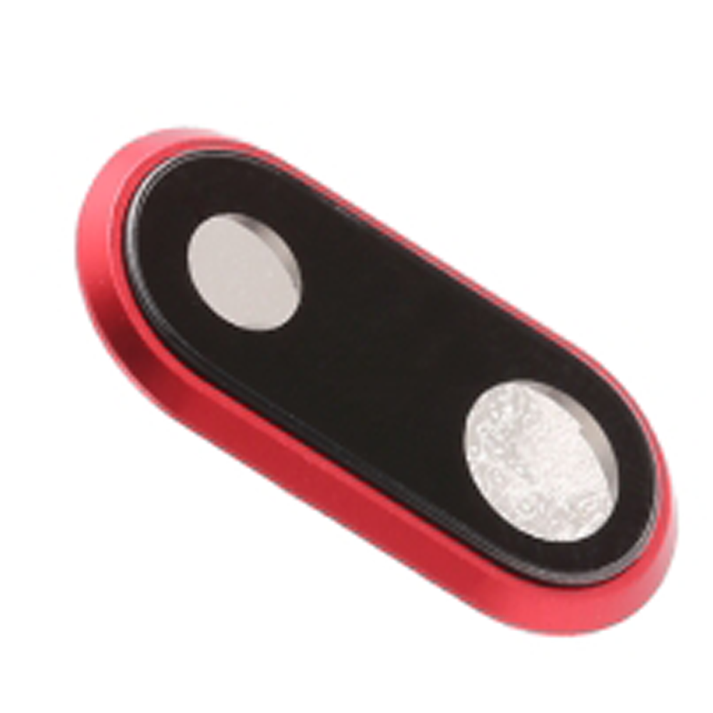 Lente De Camara Trasera Apple Iphone 8 Plus Con Marco Rojo
