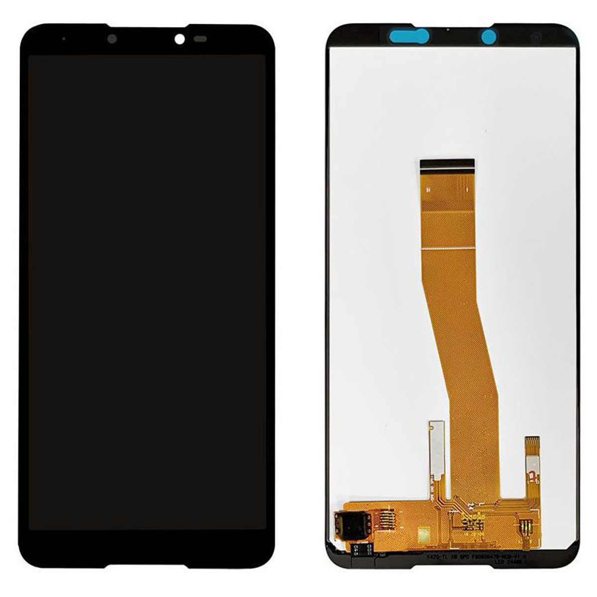 Pantalla Completa para Wiko Y70 / Color Negro