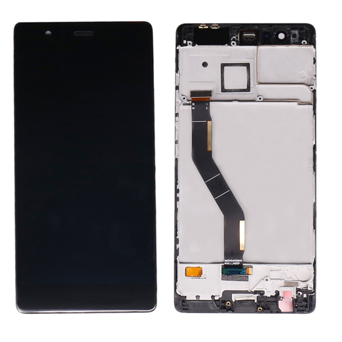 Pantalla Completa Con Marco Para Huawei P9 Plus Color Negro