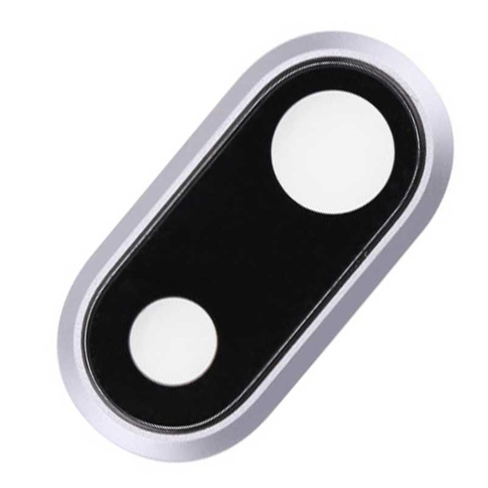 Lente De Camara Trasera Apple Iphone 8 Plus Con Marco Blanco