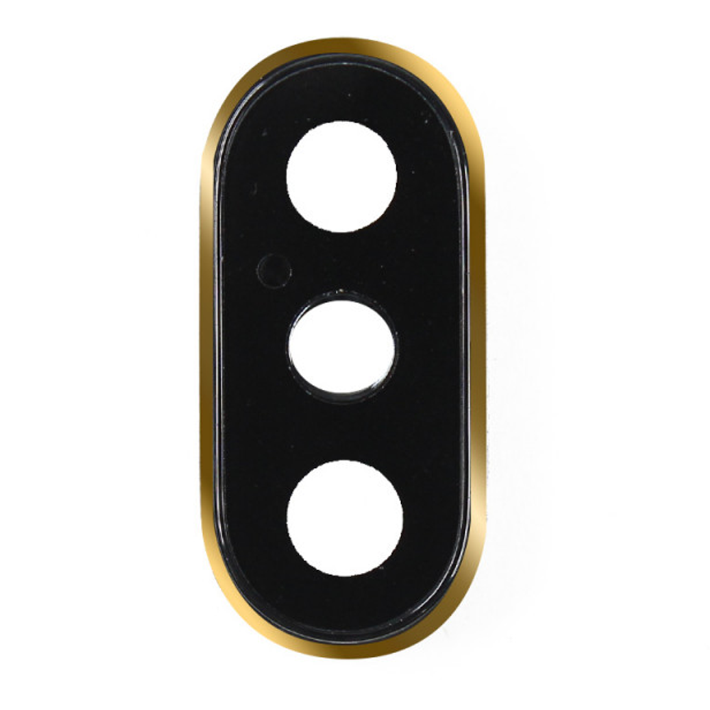 Lente De Camara Trasera Apple Iphone Xs Max Con Marco Oro
