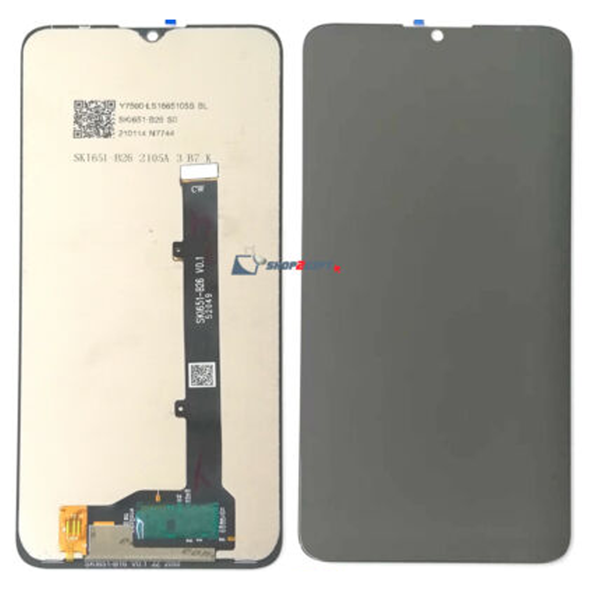 Pantalla Completa para ZTE A71 / Color Negro