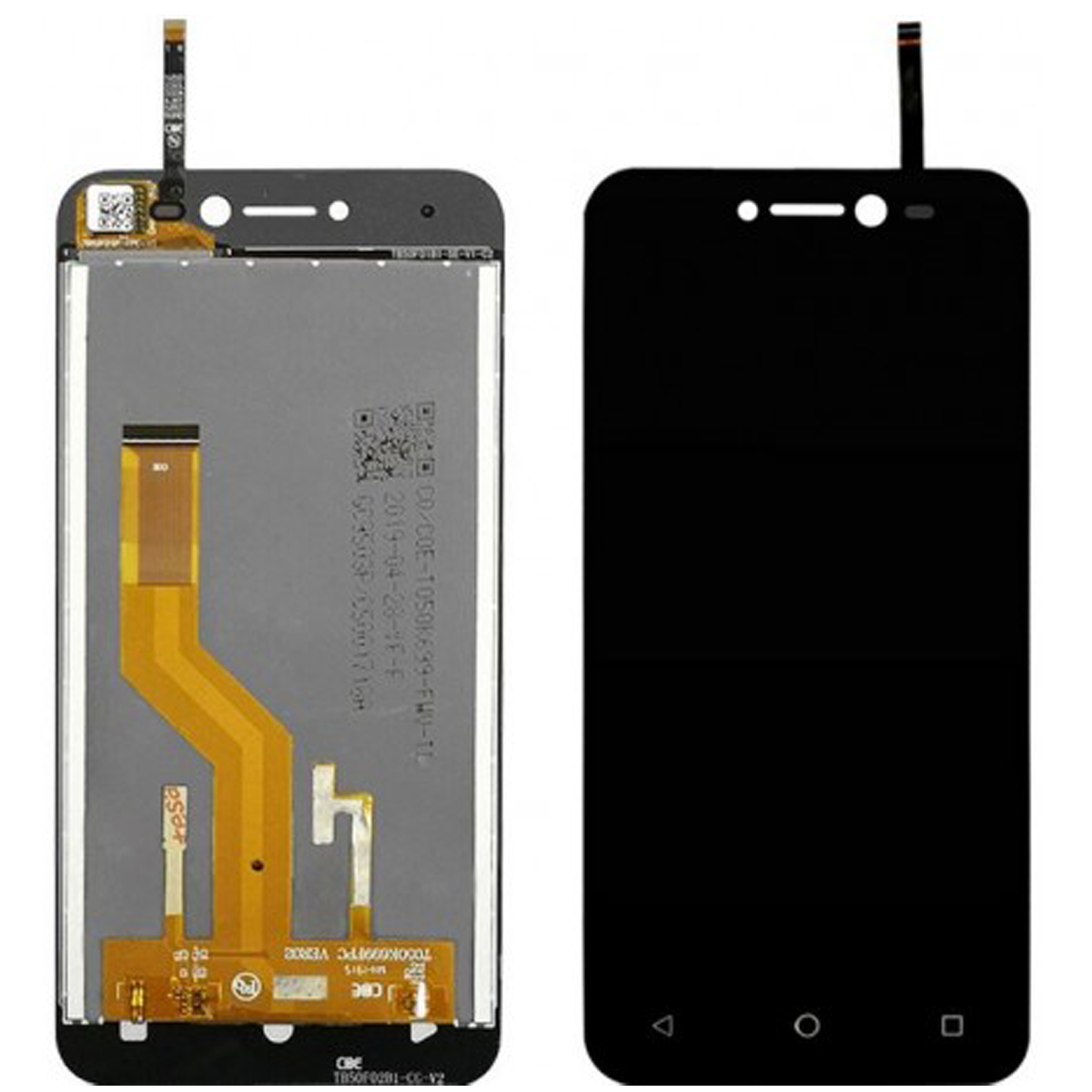 Pantalla Completa para Wiko Y50 / Color Negro