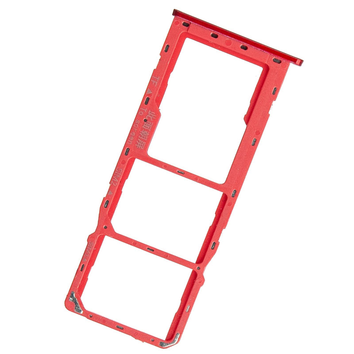 Bandeja Sim Para Samsung Galaxy A10 / Color Rojo
