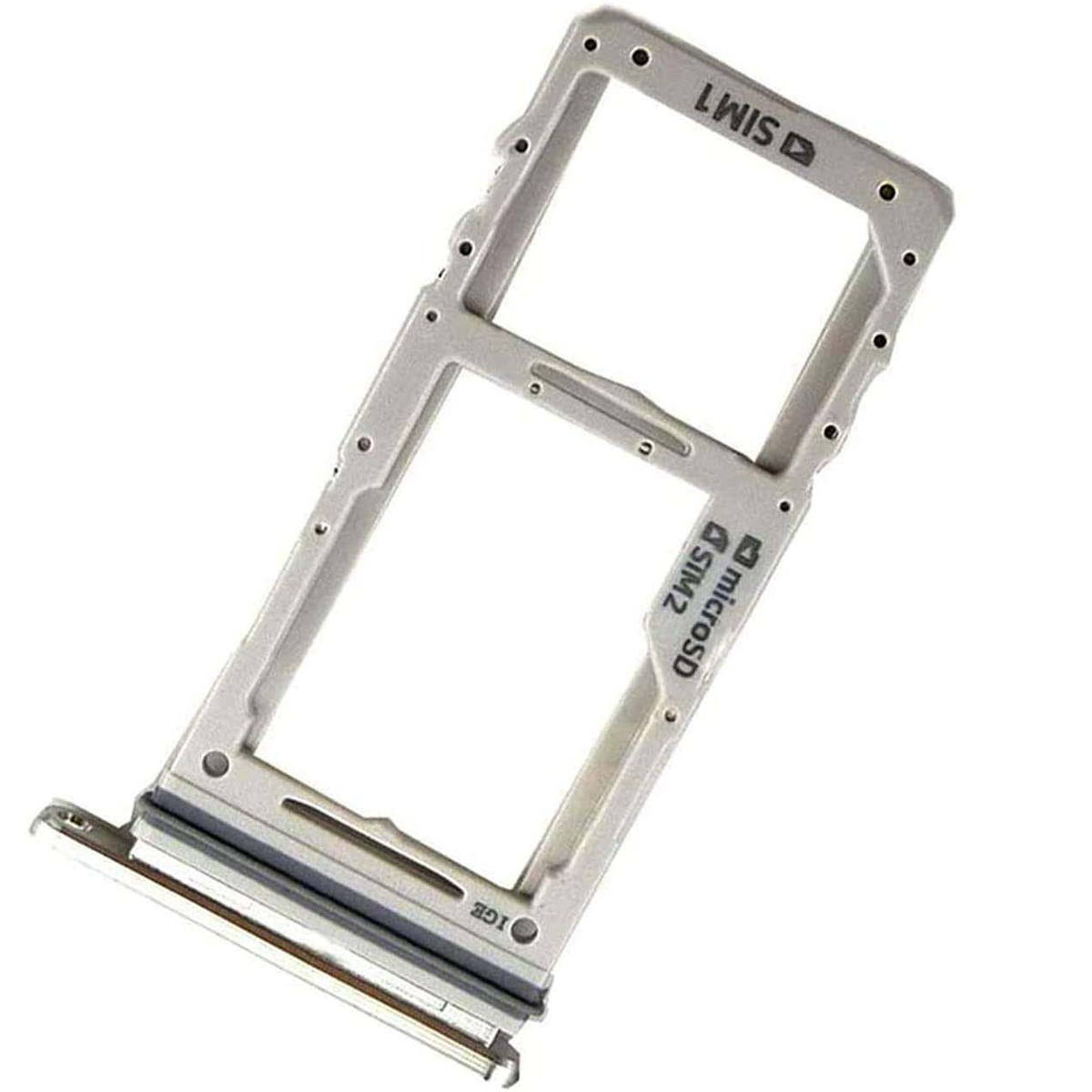 Bandeja Sim Para Samsung Galaxy Note 10 Plus / Color Plata
