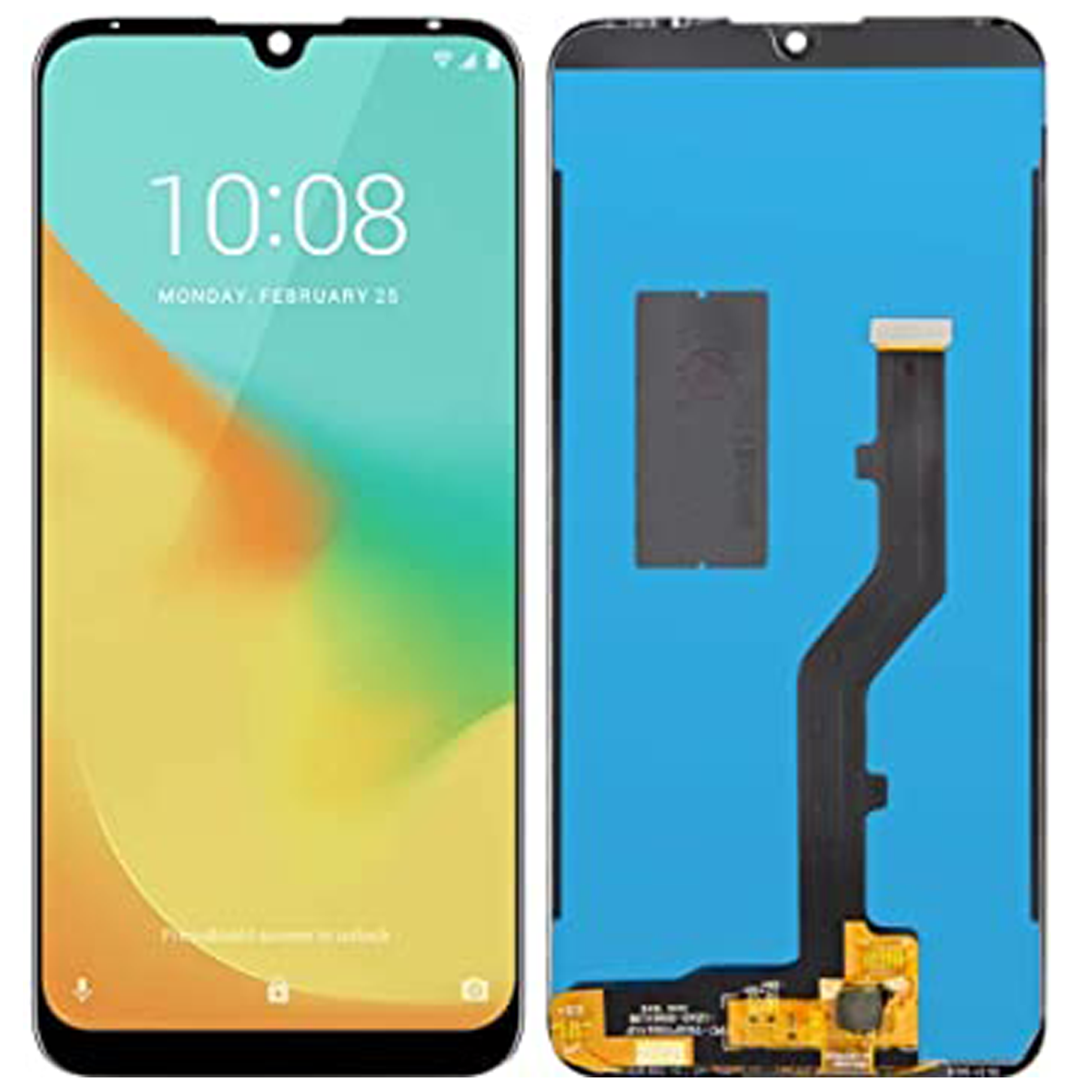 Pantalla Completa para ZTE V10 Vita / Color Negro