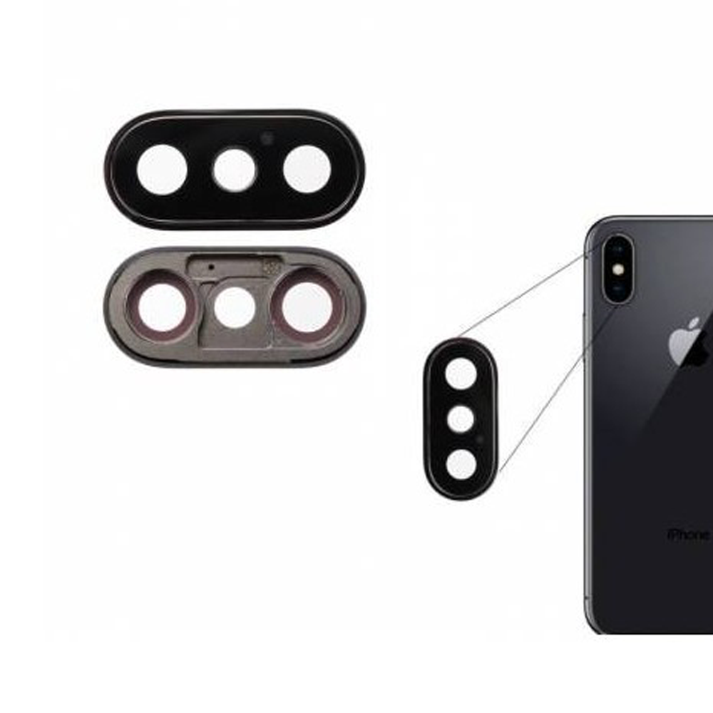 Lent De Camara Del darrere Apple Iphone X AMB MARC NEGRE