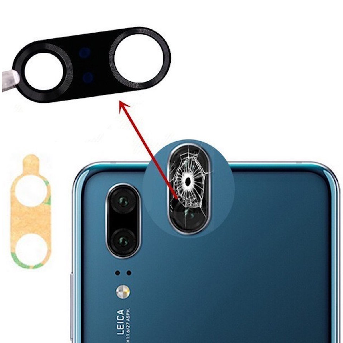 Lente De Camara Trasera Huawei P20 Pro