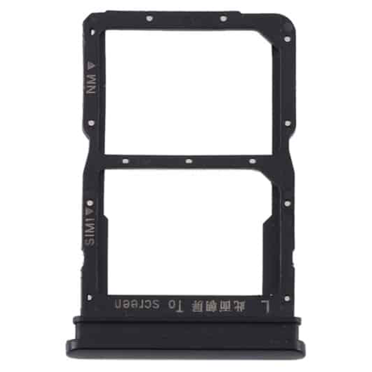 Safata Sim i SD Per Huawei P Smart 2020 Color Negre