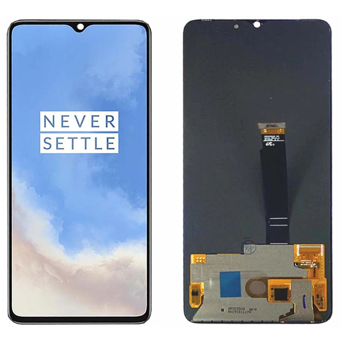 Pantalla Completa para One Plus 7T Original Reacondicionada / Color Negro
