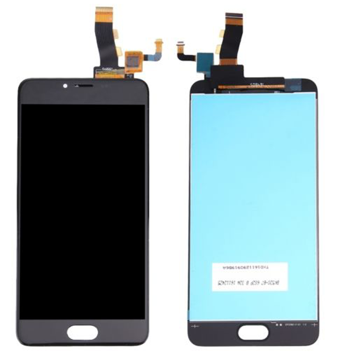 Pantalla Completa para Meizu M5S / Color Negro