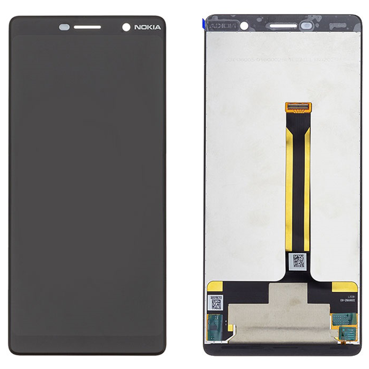 Pantalla Completa para Nokia 7 Plus / Color Negro
