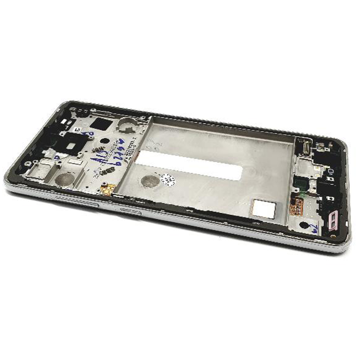 Pantalla Completa Para Samsung Galaxy A52S 5G (SM-A528) Original Service Pack Con Marco Blanco