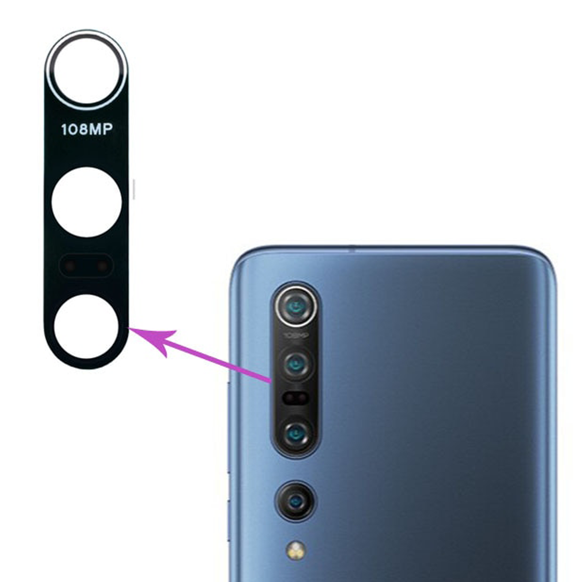Lent De Camara Del darrere Xiaomi EL MEU 10 PRO