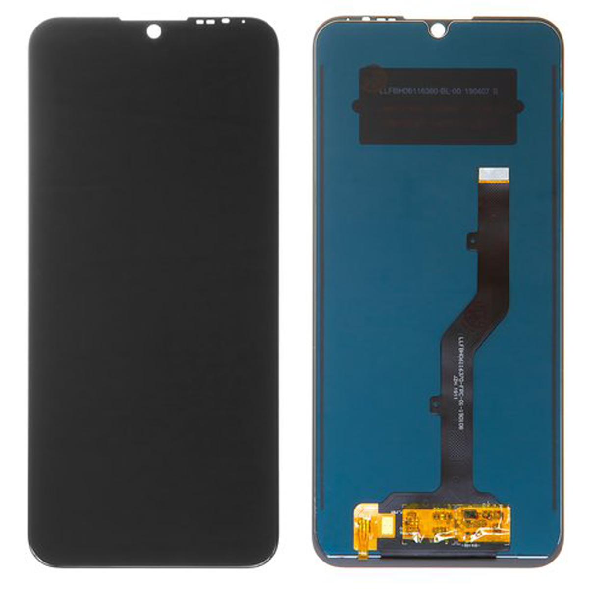 Pantalla Completa para ZTE A5 2020 / A7 2020 / A7 2019 / Color Negro