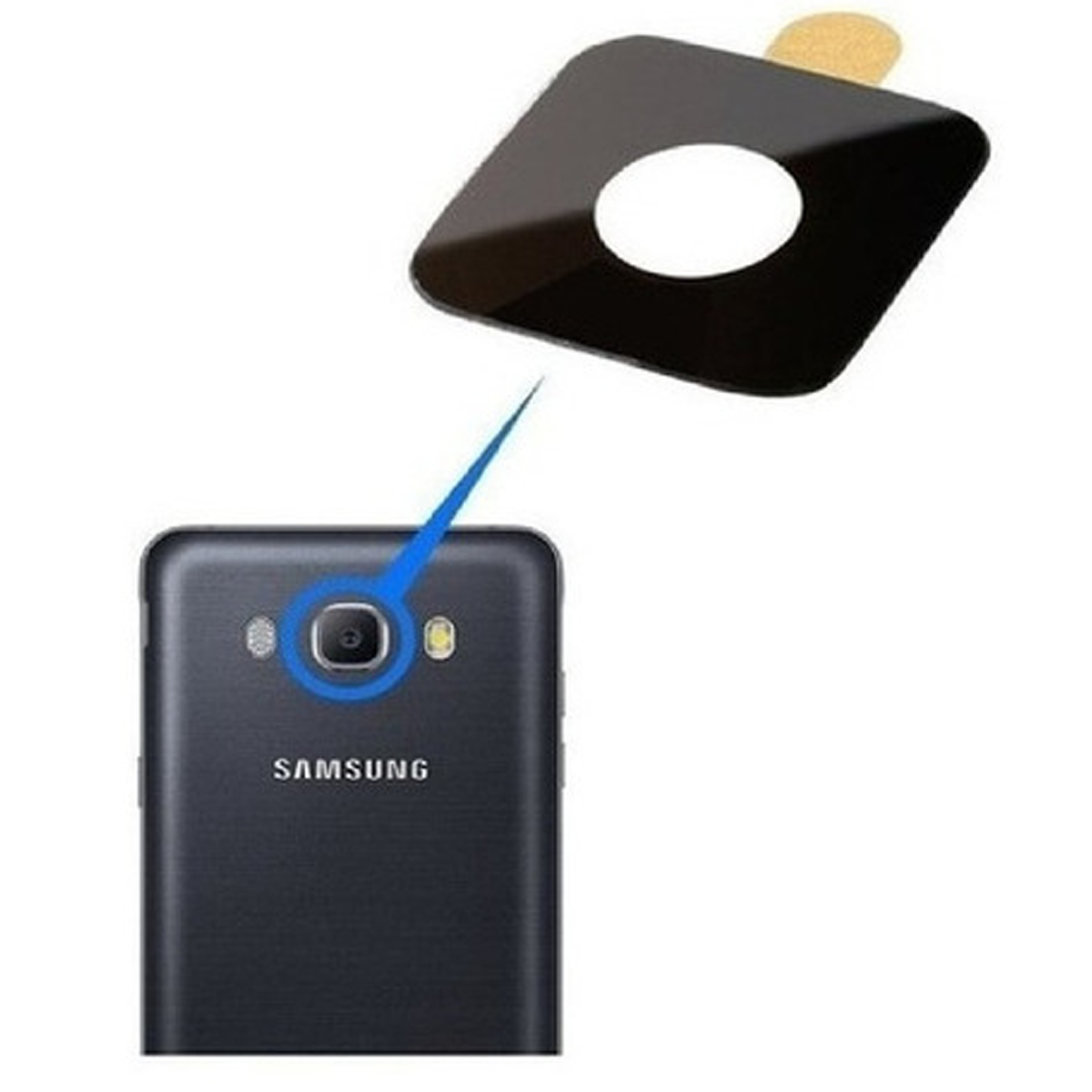 Lente De Camara Trasera Samsung Galaxy J7 Prime