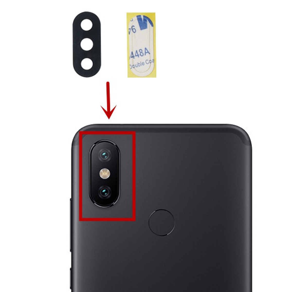 Lent De Camara Del darrere Xiaomi LA MEVA A2