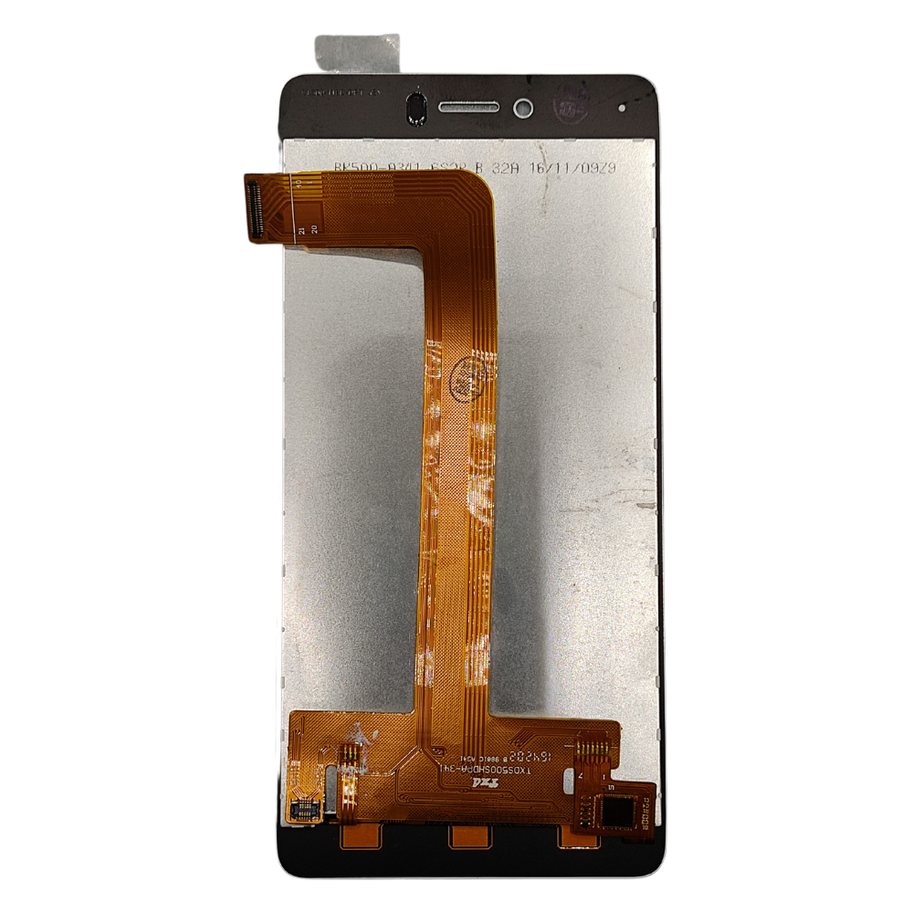 Pantalla completa Per a BQ U Plus Color Blanc