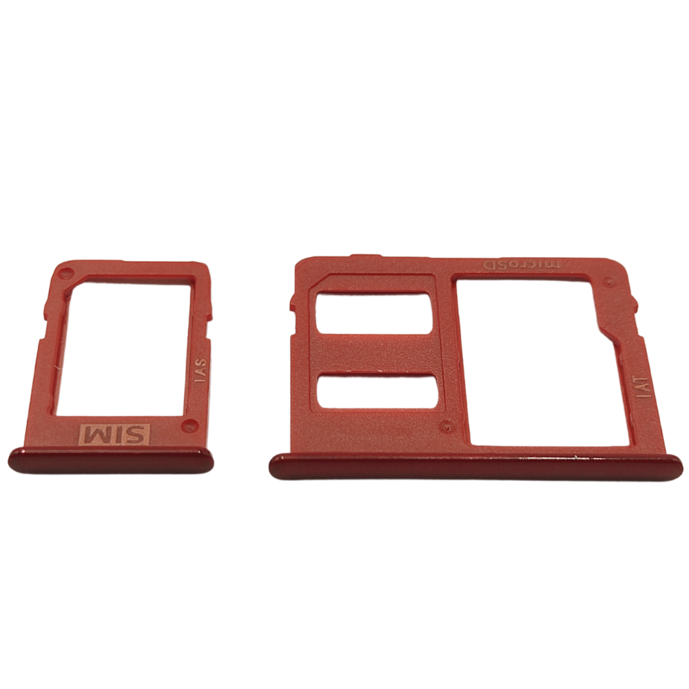 Bandeja Sim Para Samsung Galaxy J4 PLUS / J6 PLUS / Color Rojo