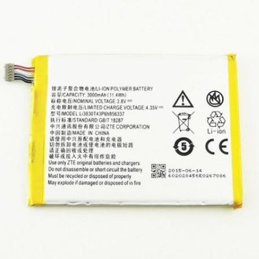 Bateria para Zte Blade A6 A6020 / A6 Lite A0622 Li3849T44P8h906450 5000mAh