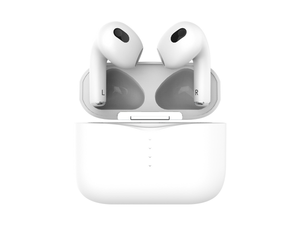 Auriculares inalámbricos, Bluetooth con micrófono HiFi estéreo HD, reducción de ruido, auriculares inalámbricos blancos, H01