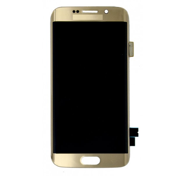Pantalla Completa Para Samsung Galaxy S6 Edge SM-G925F Original Reacondicionada Con Marco Color Oro
