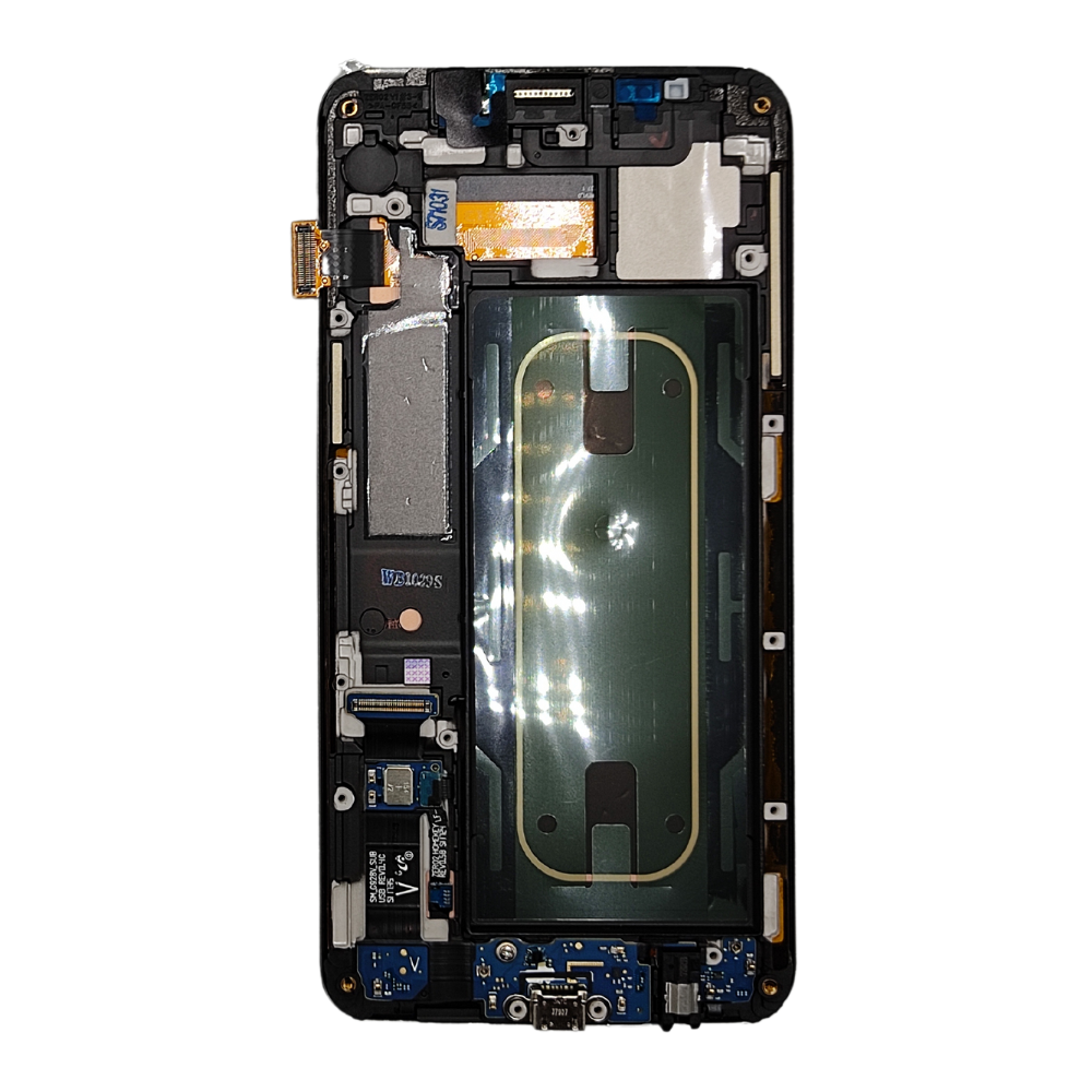 Pantalla Completa Con Marco Para Samsung Galaxy S6 Edge Plus (SM-G928) Original Service Pack Color Dorado