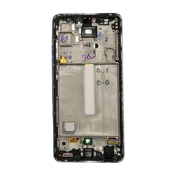 Pantalla Completa Para Samsung Galaxy A52 4G (SM-A525) A52 5G (SM-A526) 5G Con Marco Original Service Pack Color Violeta