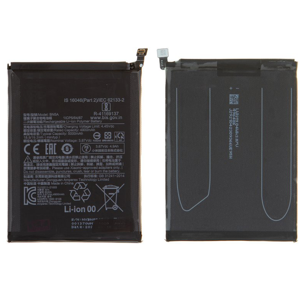Bateria Para Xiaomi Poco M3 Pro 5G, Redmi 10, Redmi Note 10 5G BN5A
