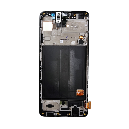 Pantalla completa Per a Samsung Galaxy A51 (4G) / A515F SM-A515 Amb Marc Original Service Pack Negre
