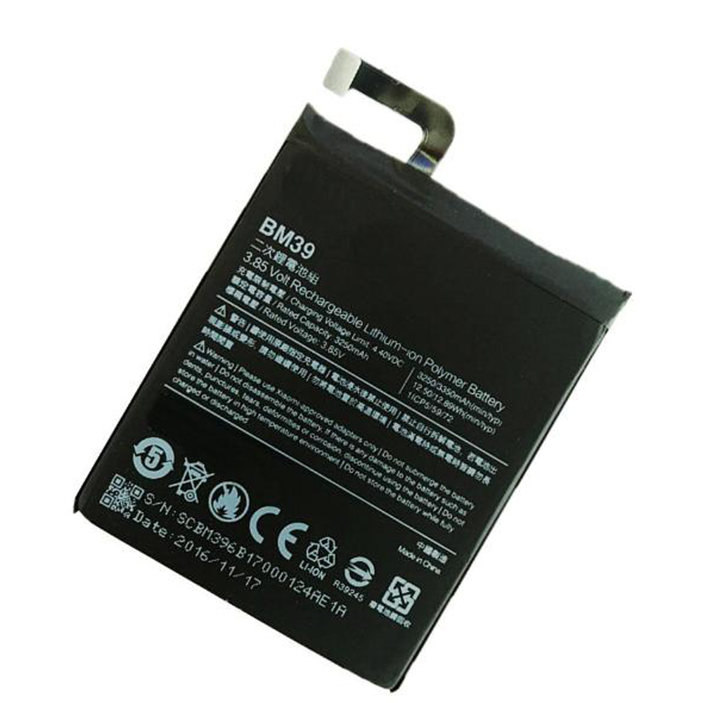 Bateria para Xiaomi 6 Mi6 M6 BM39 de 3250mAh