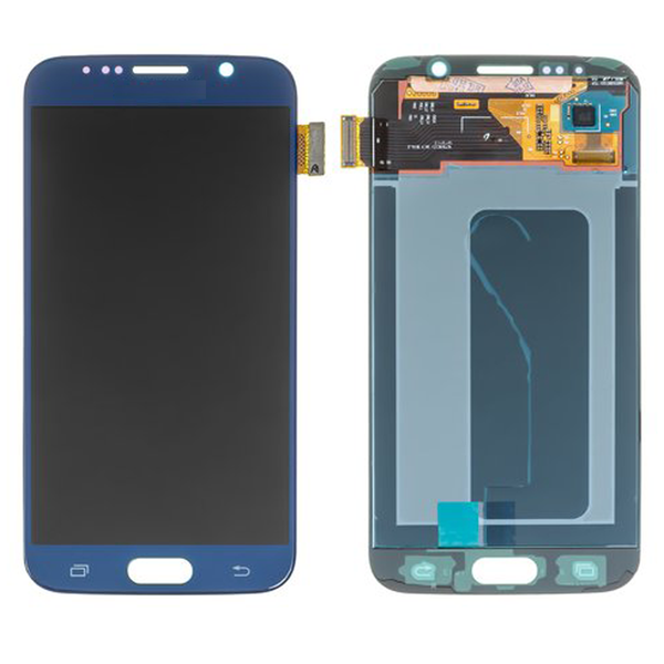 Pantalla Completa Para Samsung Galaxy S6 SM-G920 Original Reacondicionada Color Azul